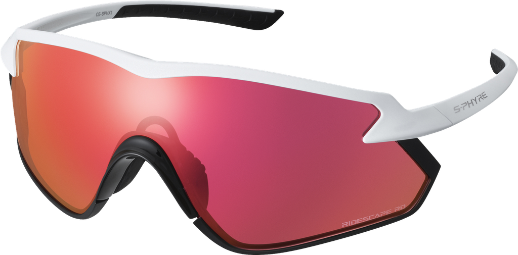 Gafas SHIMANO SPHYRE-X CE-SPHX1RD Matte Metallic White RIDESCAPE ROAD ECESPHX1RDW04