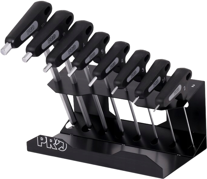 H-PRO Tool T-Wrench 2/2.5/3/4/5/6/8/10 black  PRTLB060
