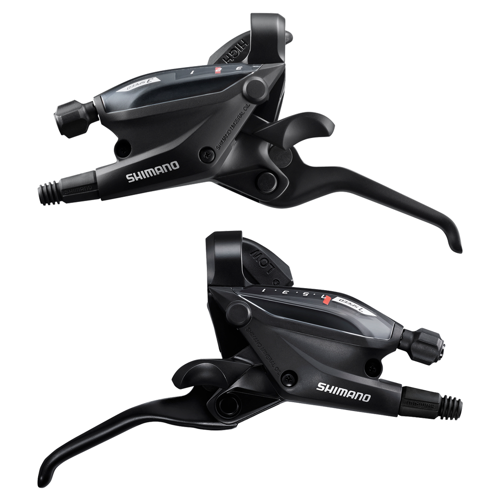 Manilar SHIMANO MTB ALTUS Integr ST-EF500 3x7v s/fundas black set