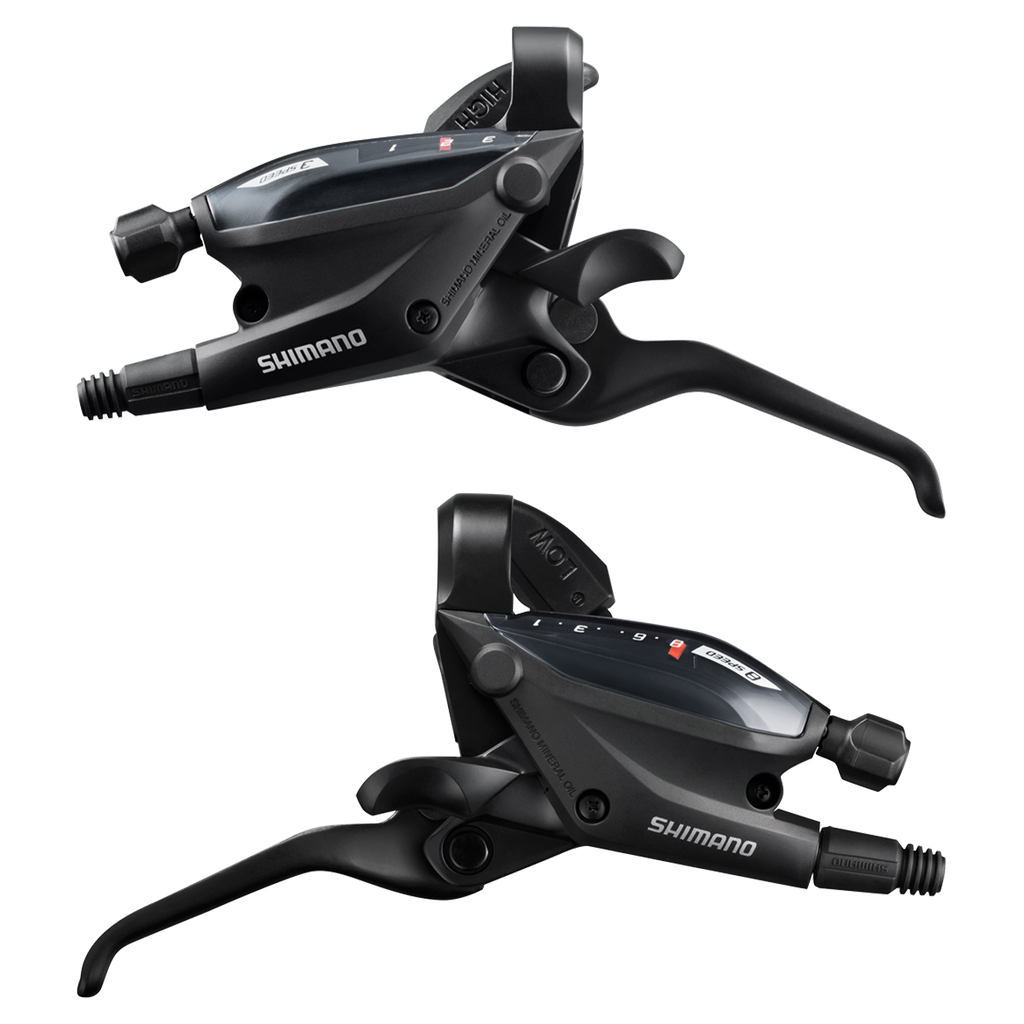 Manilar SHIMANO MTB ALTUS Integr ST-EF500 3x8v s/fundas black set