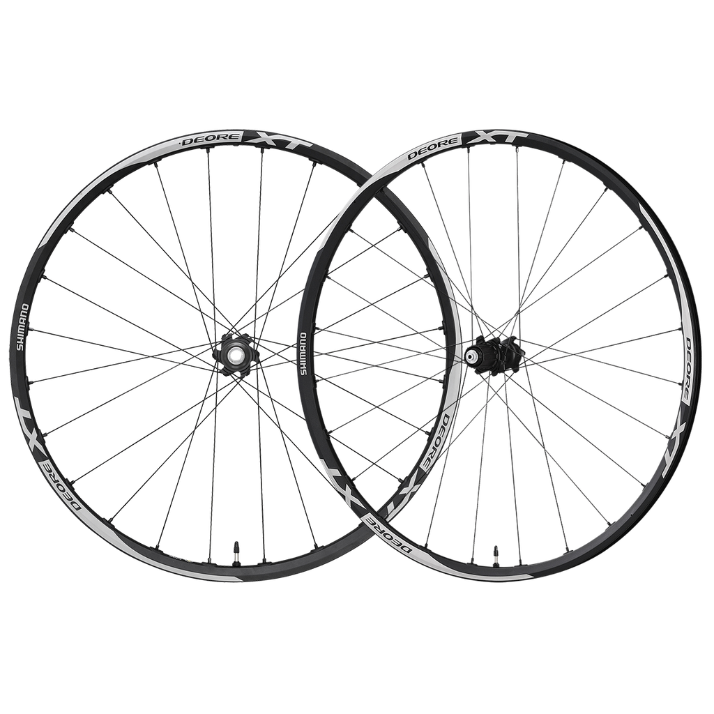 Ruedas SHIMANO 27.5 DEORE XT WH-M785 F15mm/R12mm black set