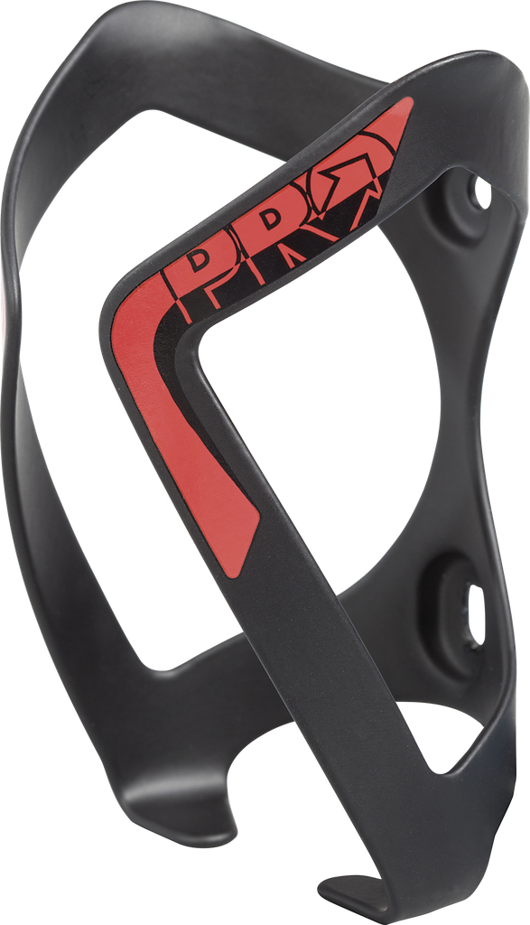 Soporte PRO Bottle Cage Alloy black/red PRBC0014