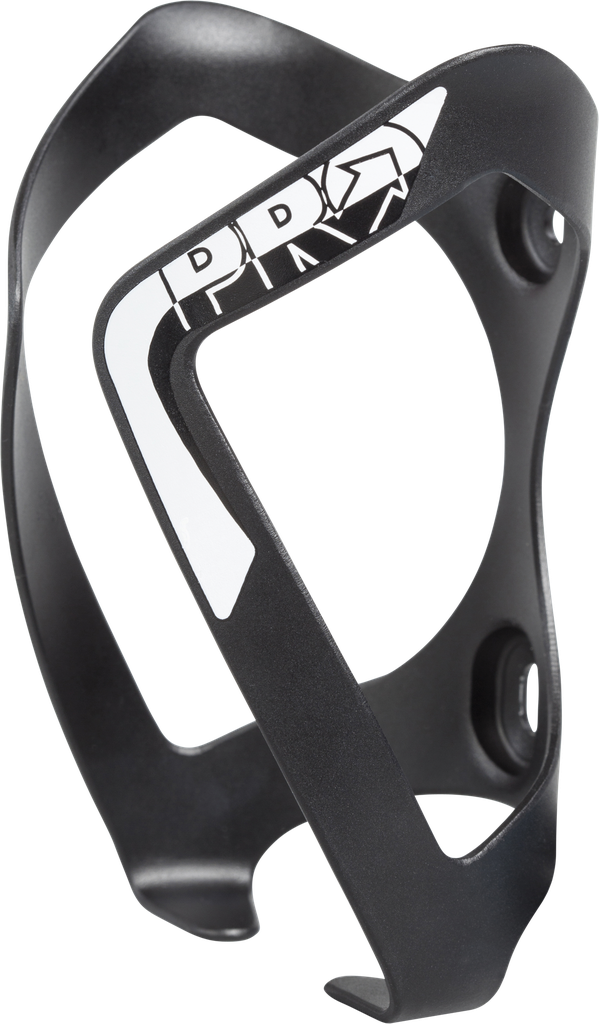 Soporte PRO Bottle Cage Alloy black/white PRBC0012