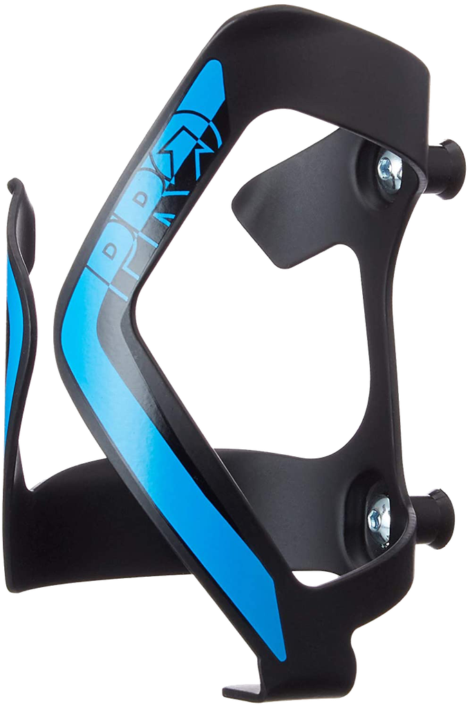 Soporte PRO Bottle lateral Cage L Alloy black/blue PRBC0024