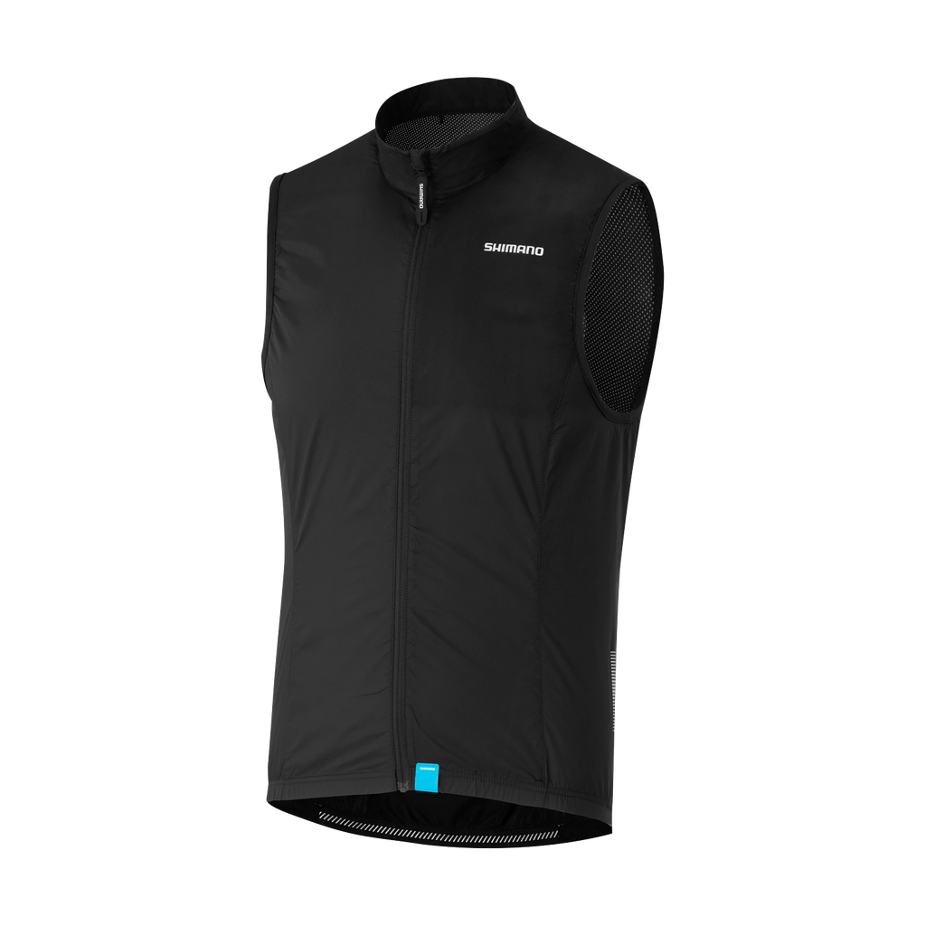 UNI Chaleco SHIMANO COMPACT WIND VEST HOMBRE XS BLACK ECWWBPSSS12ML0103