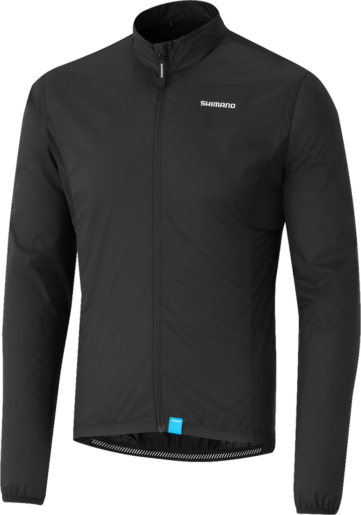 UNI Chaqueta rompe viento SHIMANO COMPACT WINDBREAKER HOMBRE S BLACK ECWWBPSSS11ML0104