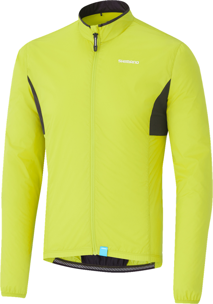 UNI Chaqueta rompe viento SHIMANO COMPACT WINDBREAKER HOMBRE S NEON YELLOW ECWWBPSSS11MY0704
