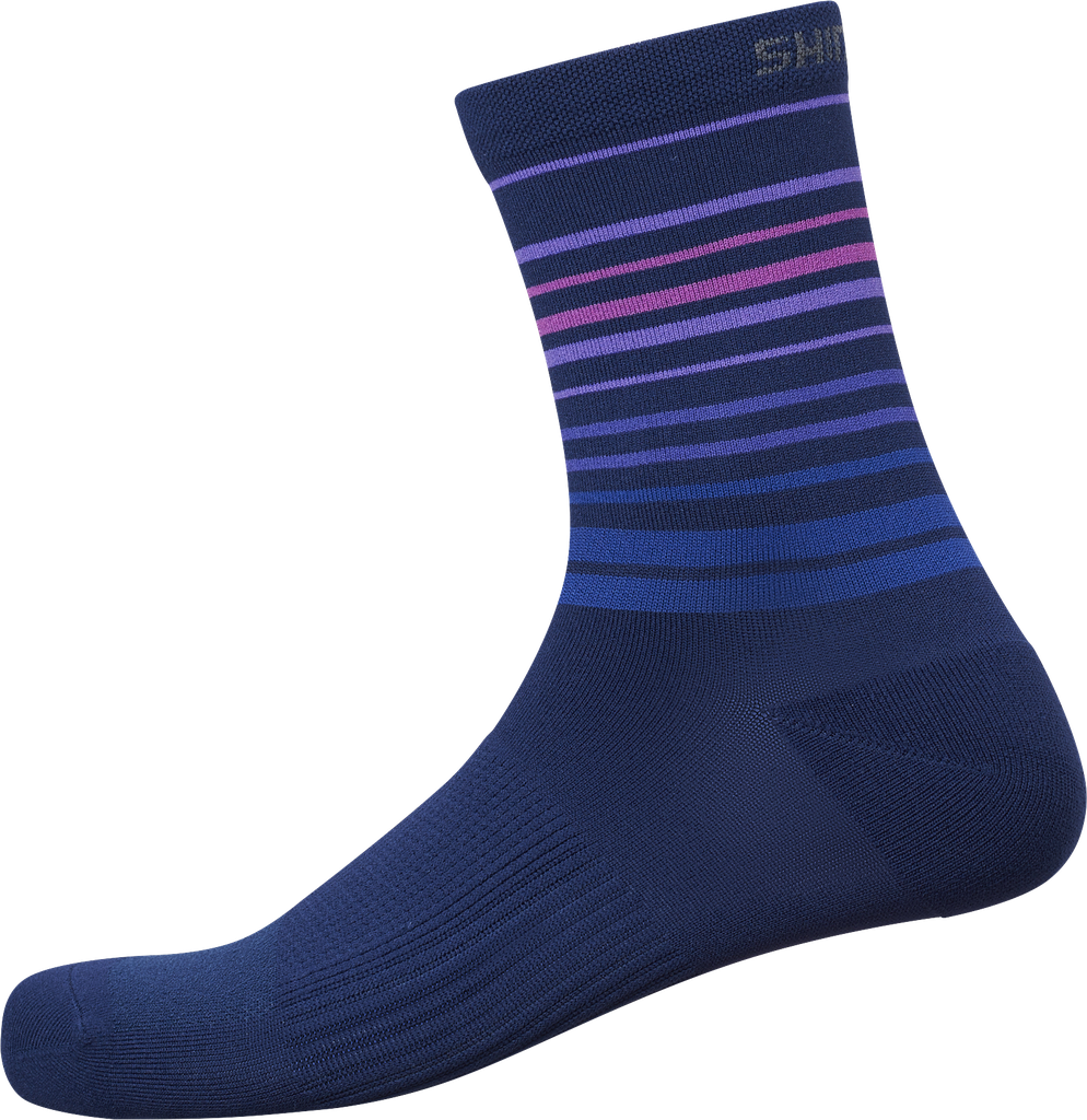 UNI Medias SHIMANO ORIGINAL TALL NAVY/PURPLE M-L (SHOE SIZE 41-44) ECWSCBSSS14UN1623