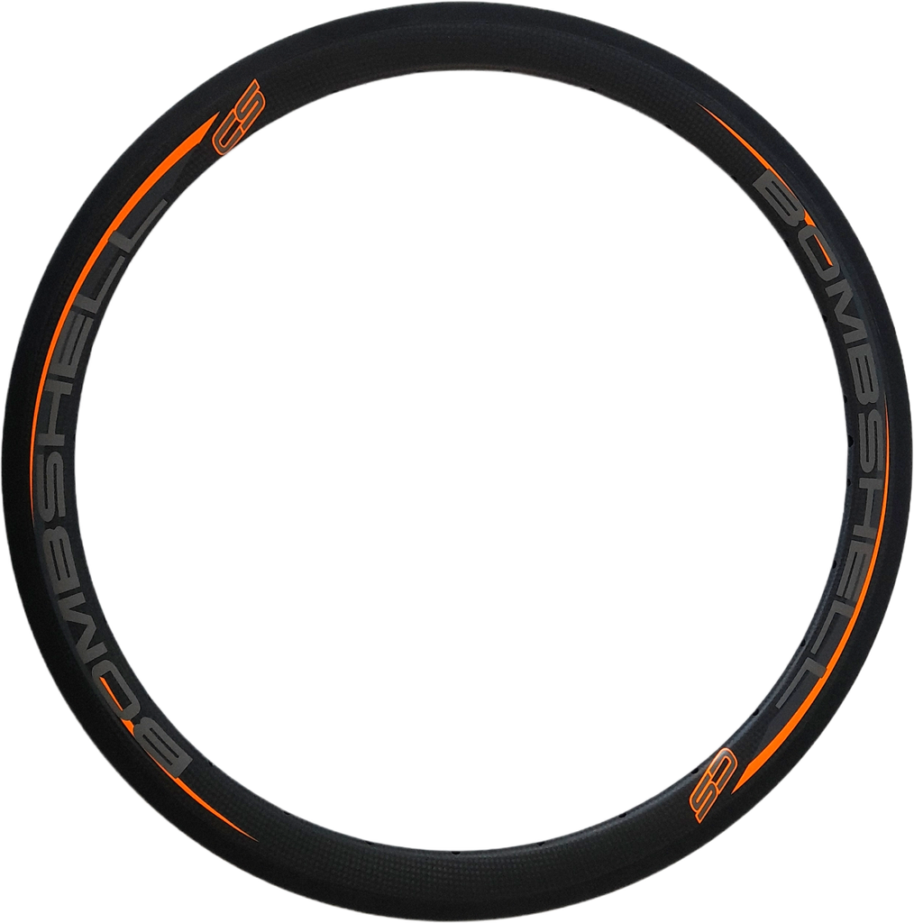 Aro BMX BOMBSHELL  20X1 1/8 carbon 28h post 35mm mini orange
