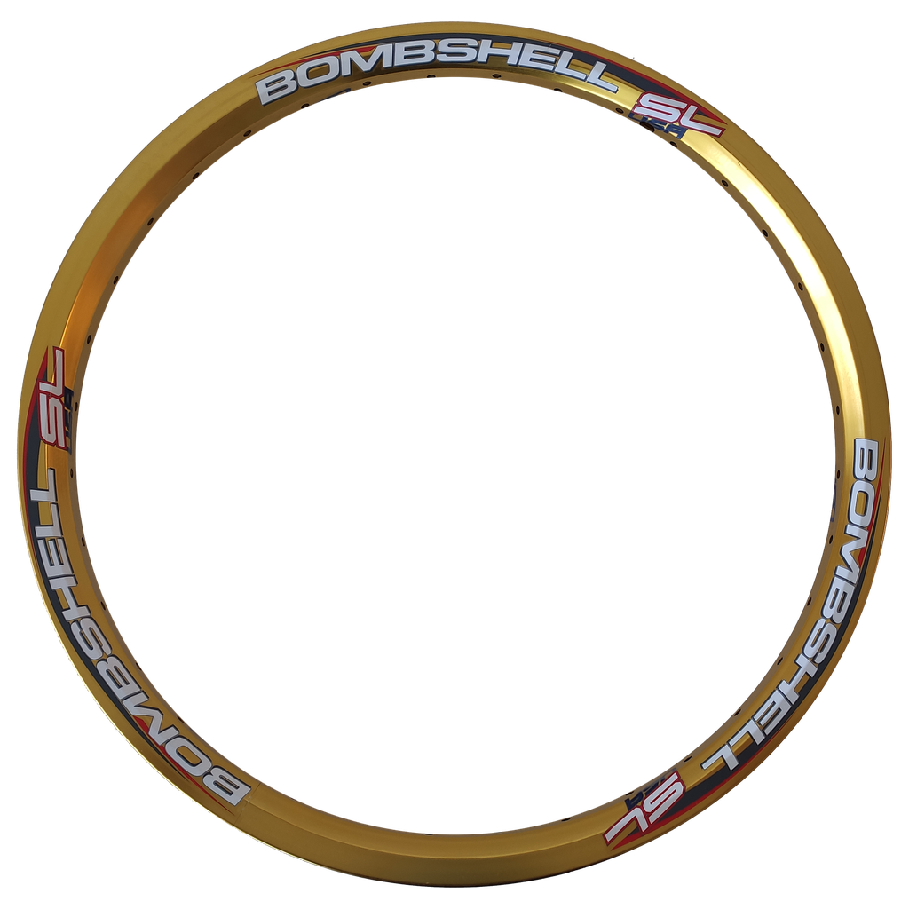 Aro BMX BOMBSHELL 20" aluminio SL Pro 36h front gold