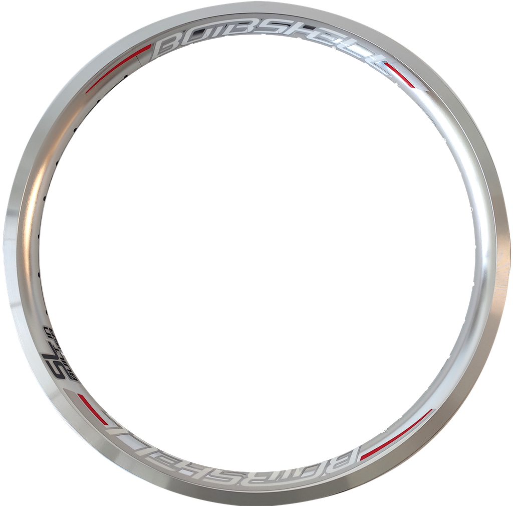 Aro BMX BOMBSHELL 20" aluminio SL Pro 36h front silver