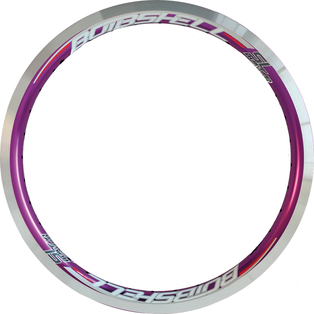 Aro BMX BOMBSHELL 20" aluminio SL Pro 36h v-brake post purple