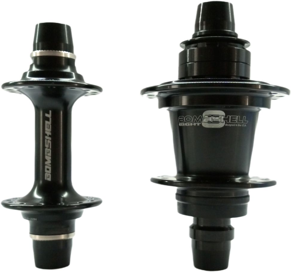 Manzanas BMX BOMBSHELL XA67HUBSET XA67F28K / XA67R28K ONE80 8 HUB 28H disc black set