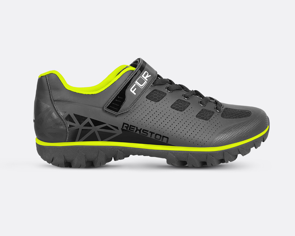 Zapatillas FLR REXSTON mtb black/neon yellow T40