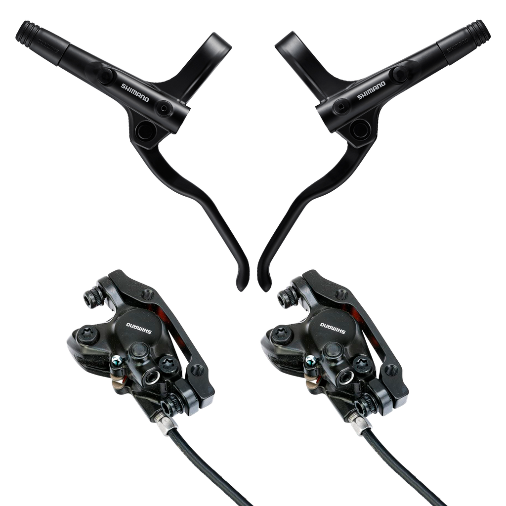 Freno disc SHIMANO hidr MT200 mord/cab/magt black funda c/adaptador set 1000/1700mm