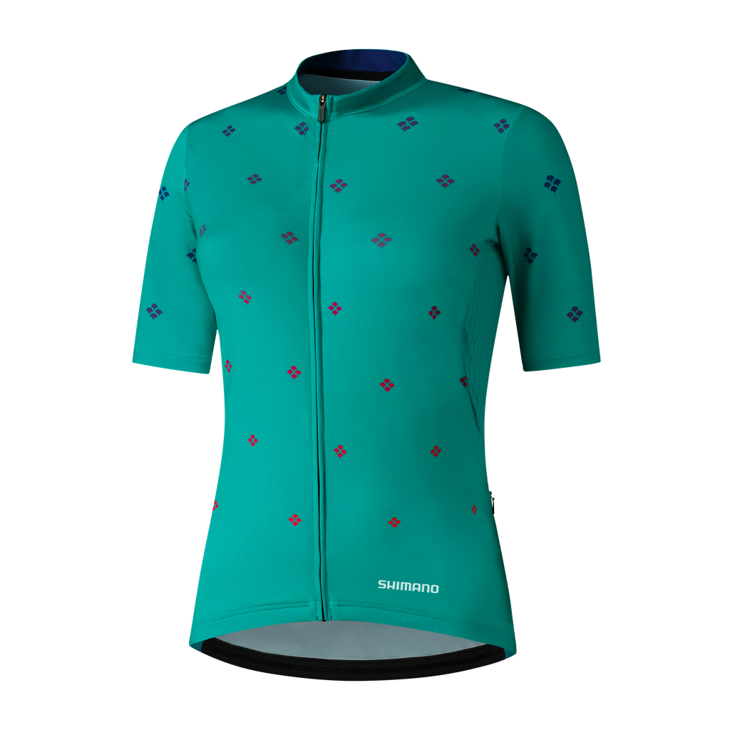 UNI Camiseta SHIMANO SAGAMI W'S ZIP m/corta DAMA S GREEN PCWJSTSVE11WE0114