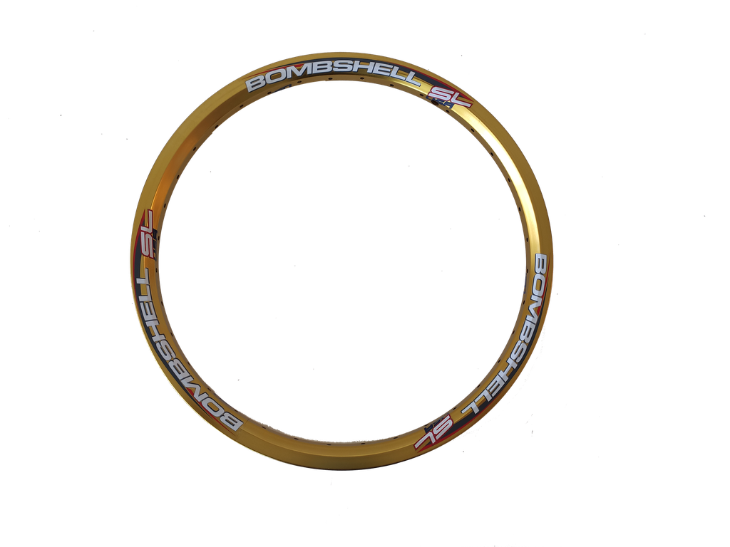 Aro BMX BOMBSHELL 20X1 3/8 aluminio EXPERT-240 28h front gold