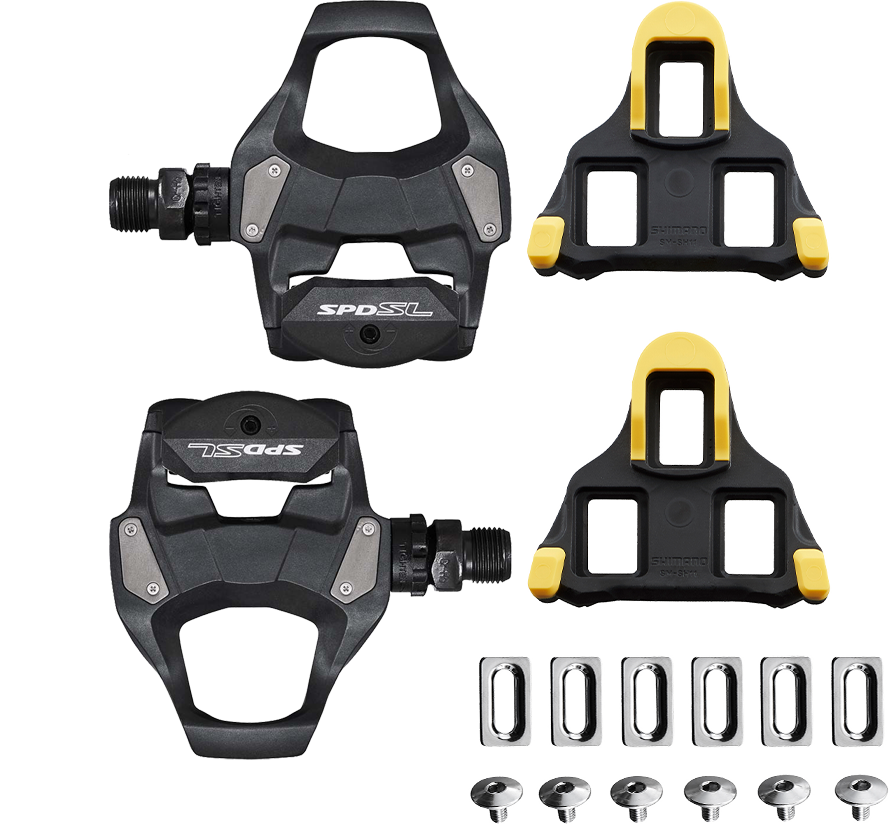 Pedal SHIMANO ruta PD-RS500 SPD-SL c/cleat SM-SH11 caja