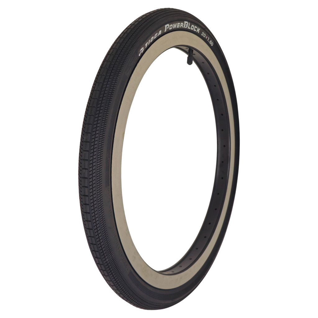 Llanta TIOGA 20X1.60 POWER BLOCK UTC rígida black