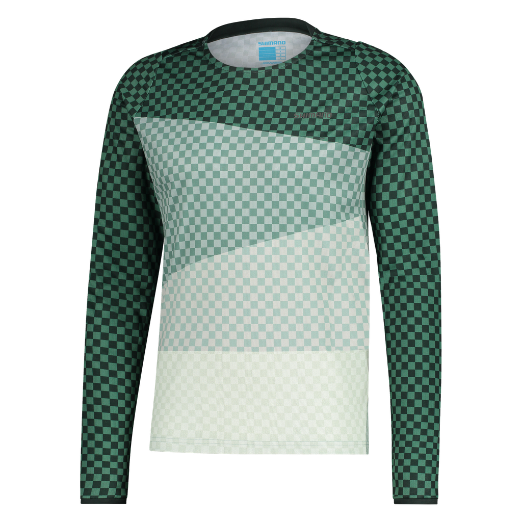 Buso SHIMANO FUJIMI Hombre m/larga S Green