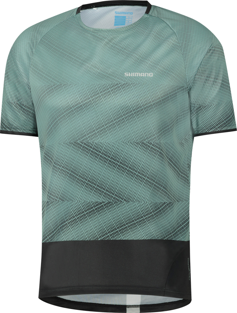 Camiseta SHIMANO MYOKO Hombre m/corta M Green