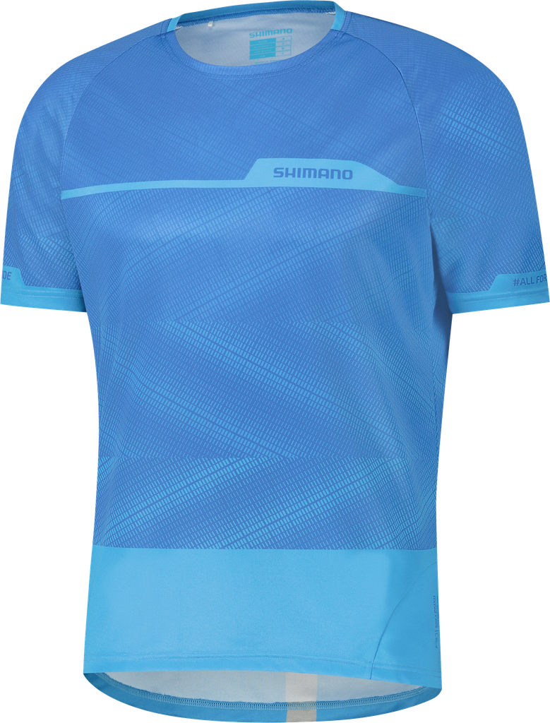 Camiseta SHIMANO MYOKO Hombre m/corta S Blue