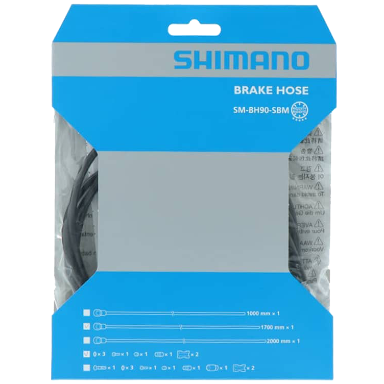 Funda SHIMANO MTB f/hidr SM-BH90-SBM M7100/M8100 1700mm black caja JP