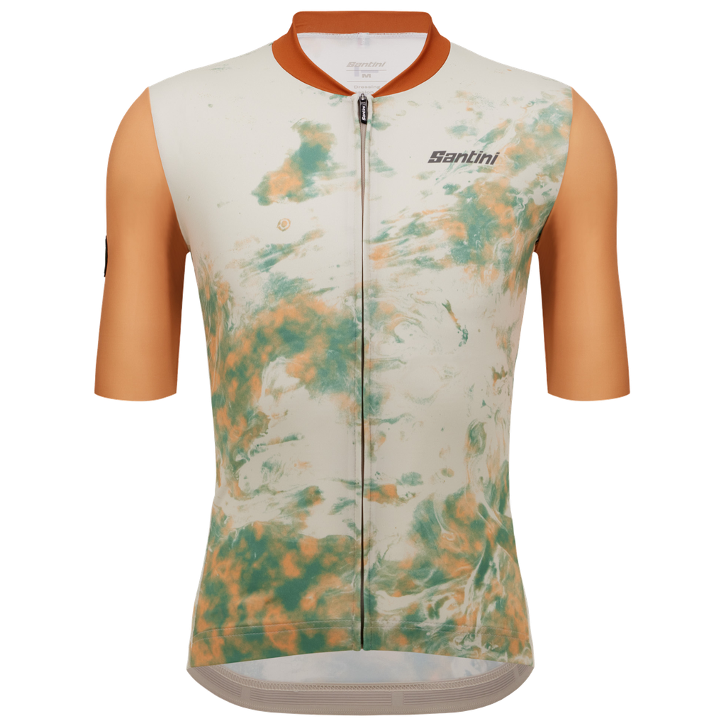 Jersey SANTINI MARBLE Slim fit Caballero Talla:S Military green