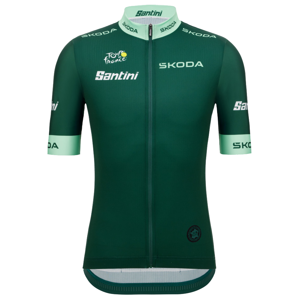 Jersey SANTINI TDF Best Sprinter Caballero Talla:M Green 