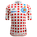 Jersey SANTINI TDF KOM Caballero Talla:M Polka Dots