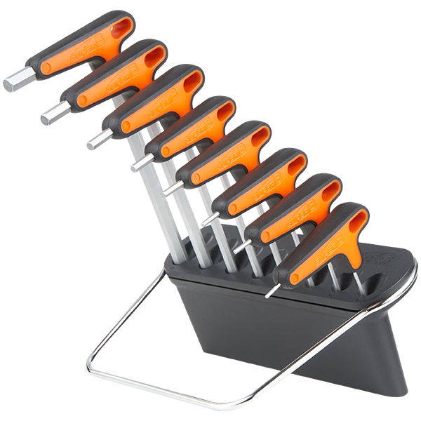 Kit SUPER B TB-76160 llaves Hexagonal c/mango 8pcs 2, 2.5, 3, 4, 5, 6, 8, 10mm