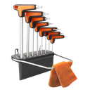 Kit SUPER B TB-76165 llaves Torqx c/mango 8pcs T10, T15, T20 ,T25, T30, T40, T45, T50