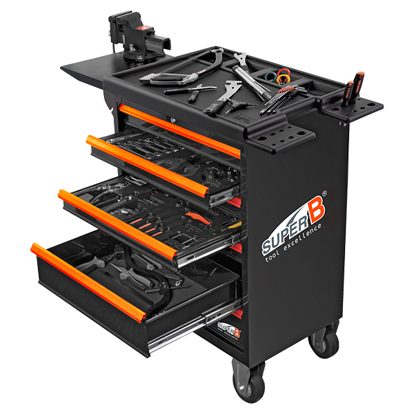 Kit SUPER B TBA9000 de herramientas profecional 7 niveles 