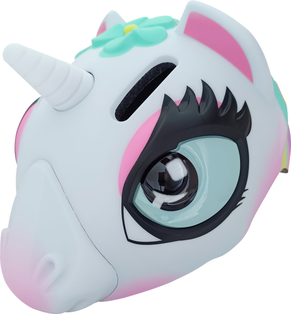 Casco CIGNA UNICORN F (49-55cm) White-Pink