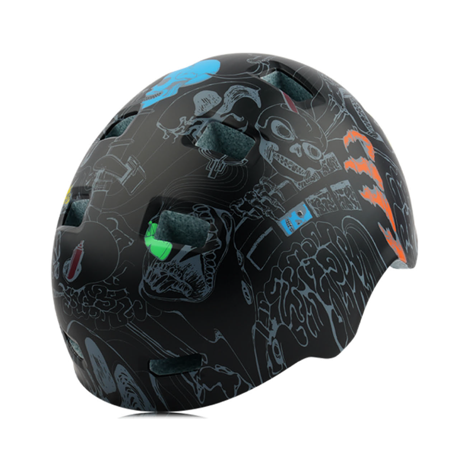Casco CIGNA TS-91 S (48-53cm) Graffiti Black