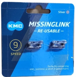 [CHA006] Chaveta KMC conector CL566R-NP 9 speed carton 2pcs