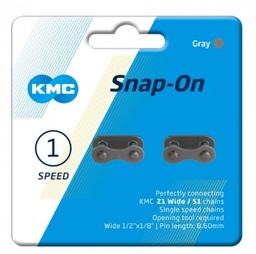 [CHA014] Chaveta KMC conector Z410SO 1 speed carton 2pcs