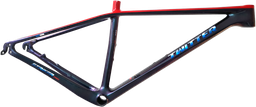 [CUA1104] Cuadro TWITTER 29 carbon 17  STRIKERpro normal c/pista de trinche red holographic