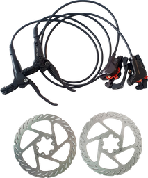 [JUE033] Freno disc LOGAN hidraulico HD-M500 c/disc set black