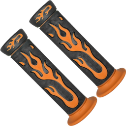 [GRI143] Grips V-GRIPS Llamas c/flang  black/orange  CWG20588B