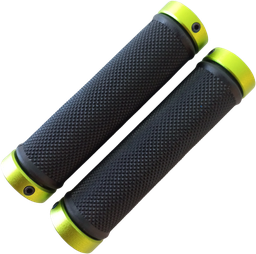 [GRI127] Grips VELO c/seguro black/green  VLG-775 AD2 GR