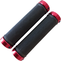 [GRI131] Grips VELO c/seguro black/red  VLG-775 AD2 RE