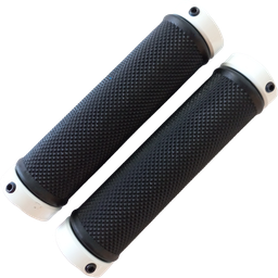 [GRI130] Grips VELO c/seguro black/white  VLG-775 AD2