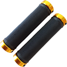 [GRI129] Grips VELO c/seguro black/yellow  VLG-775 AD2