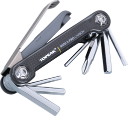 [HER174] H-TOPEAK Navaja mini 9 PRO CB c/estuche TT2542 carbon