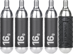 [KIT0101] Kit TOPEAK reparación CO2 16G 5PCS TCOT-6 c/protector de silicona