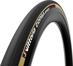 [LLA0591] Llanta VITTORIA 700x23 Corsa Sped 23-622 TLR foldable G2.0 black 11A00118