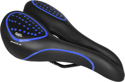 [MON330] Montura EAGLE MTB antiprostatica Black/blue neon GEL