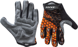[UNI389] UNI guantes ENJOY BMX niño d/largo 6Y orange Neon AI-05-2589