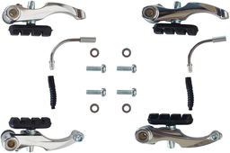 [VBR002] V-brake LOGAN alum BMX Mini 909AE silver plsh